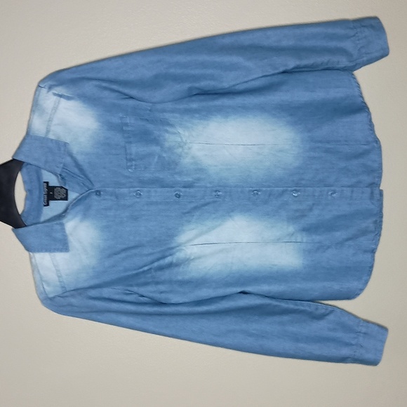 Cotton Express Soft Denim Shirt - Picture 1 of 5